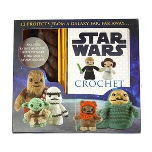 Star Wars CROCHET KIT 12 Characters Yoda Storm trooper Darth Vader Luke Han R2D2
